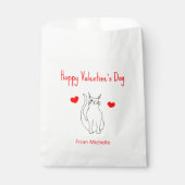 Valentijnsdag klaslokalen bedankzakje (Voorkant)