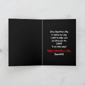 Valentijnsdag - KLEINDOCHTER Teddybeer/Rode Roos Feestdagen Kaart (Binnen)