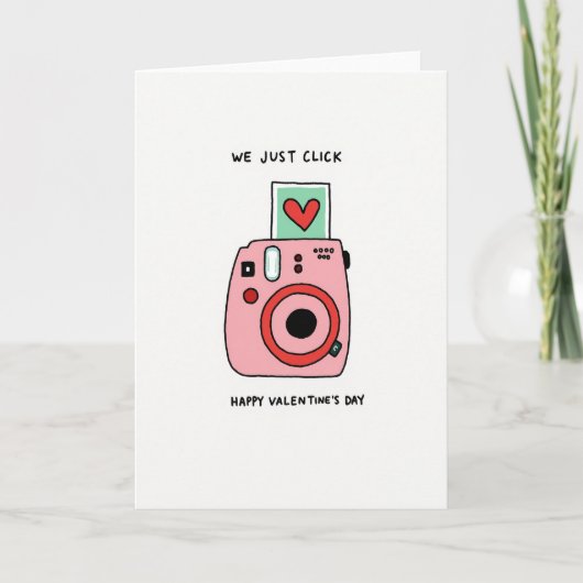 Valentijnsdag Klik Fotokaart Kaart (Voorkant)