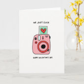 Valentijnsdag Klik Fotokaart Kaart (Gele Bloem)