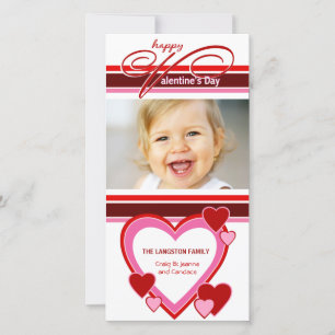 Valentijnsdag - Knuffels & Kusjes Fotokaarten Feestdagenkaart