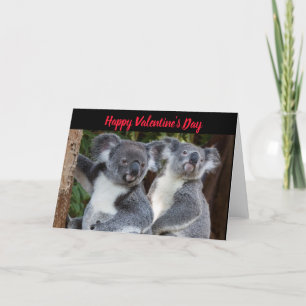 Valentijnsdag Koala's Vakantiekaart Feestdagen Kaart