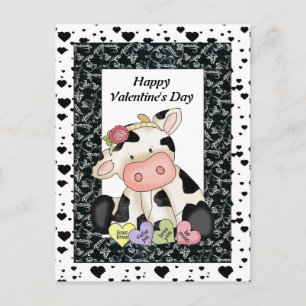 Valentijnsdag Koe briefkaart