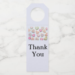 Valentijnsdag koekjes flessenhanger