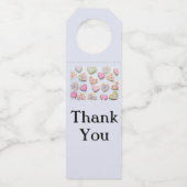 Valentijnsdag koekjes flessenhanger (Voorkant)