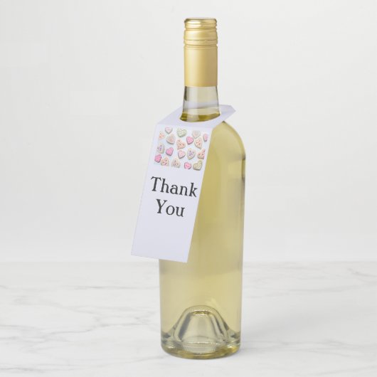 Valentijnsdag koekjes flessenhanger (Schuin)