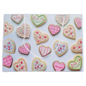 Valentijnsdag koekjes groot cadeauzakje (Voorkant)