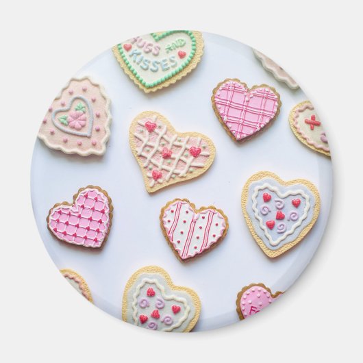 Valentijnsdag koekjes magneet (Voorkant)