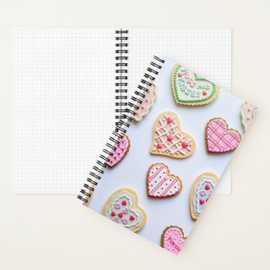 Valentijnsdag koekjes notitieboek (Binnen)