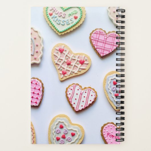 Valentijnsdag koekjes notitieboek (Achterkant)