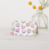 Valentijnsdag koekjes plaatskaartje (Achterkant)