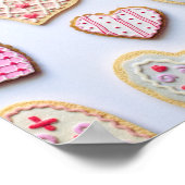 Valentijnsdag koekjes poster (Hoek)
