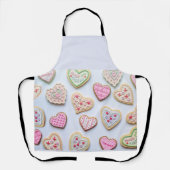 Valentijnsdag koekjes schort (Voorkant)