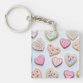 Valentijnsdag koekjes sleutelhanger