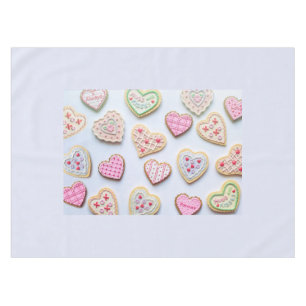 Valentijnsdag koekjes tafelkleed