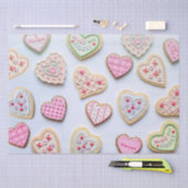 Valentijnsdag koekjes tissuepapier (Craft)