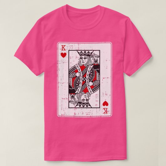 Valentijnsdag-koel-Kaart VD T-shirt (Design voorkant)