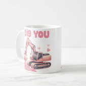 Valentijnsdag koffie mok (Voorkant links)