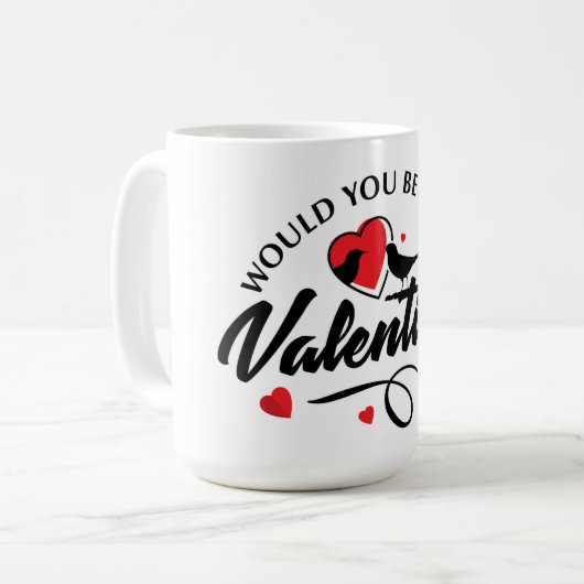 Valentijnsdag Koffiemok (Voorkant links)