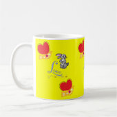 Valentijnsdag Konijnenkonijn Liefde Mokken (Links)