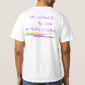 Valentijnsdag kook T-shirt (Achterkant)