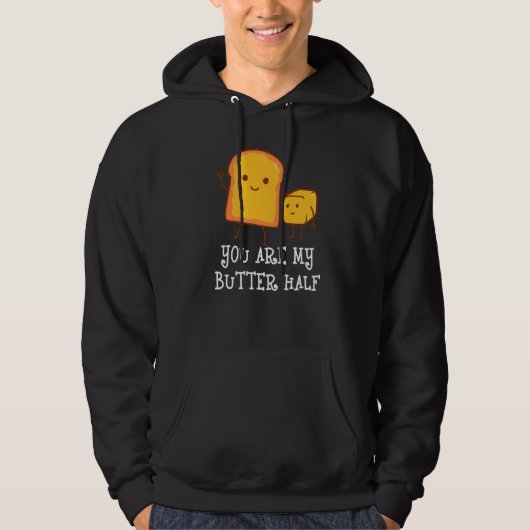 Valentijnsdag Kool Statement Partnership Hoodie (Voorkant)