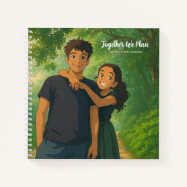 Valentijnsdag Koppel Notitieboek