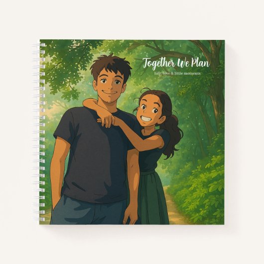 Valentijnsdag Koppel Notitieboek (Voorkant)