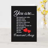 Valentijnsdag Koppels Hart Grappig Cadeau-idee Kaart (Gele Bloem)