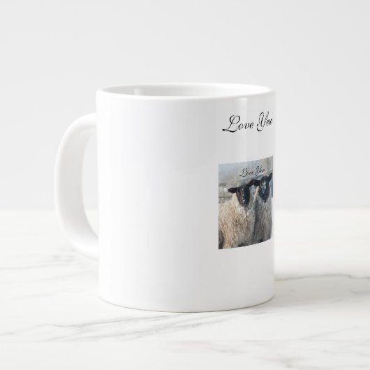 Valentijnsdag koppemok grote koffiekop (Links)