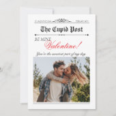 Valentijnsdag krant Tijdlijn Ons liefdesverhaal Kaart (Voorkant)