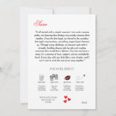 Valentijnsdag krant Tijdlijn Ons liefdesverhaal Kaart (Achterkant)