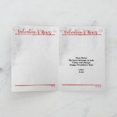 Valentijnsdag Krantenomslag Feestdagen Kaart (Binnen)