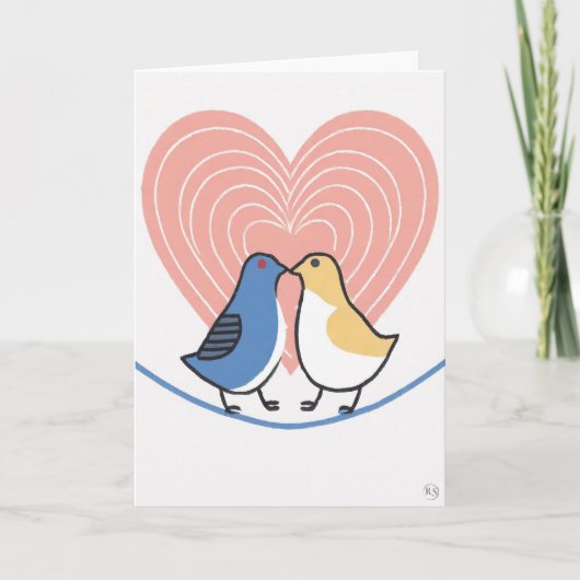 Valentijnsdag Kunstkaart Feestdagen Kaart (Voorkant)