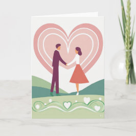 Valentijnsdag Kunstkaart Feestdagen Kaart