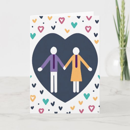 Valentijnsdag Kunstkaart Feestdagen Kaart (Voorkant)