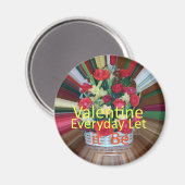 Valentijnsdag Kunstprint Magneet (Voorkant / Achterkant)