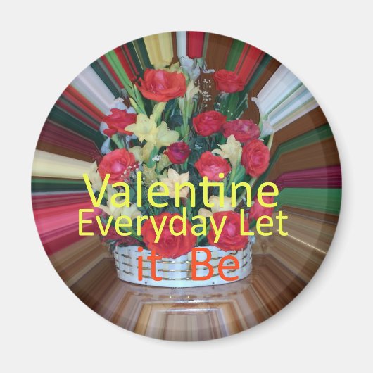 Valentijnsdag Kunstprint Magneet (Voorkant)