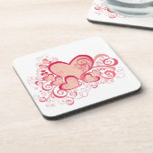 Valentijnsdag kurkback-Onderzetters Bier Onderzetter (Linkerzijde)