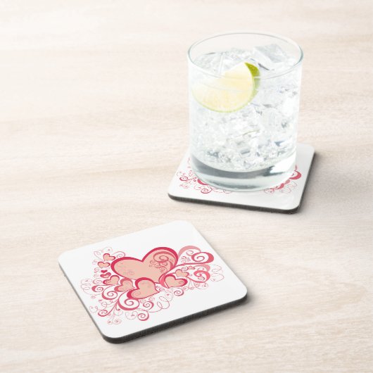 Valentijnsdag kurkback-Onderzetters Bier Onderzetter (Rechterzijde)
