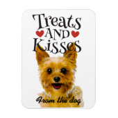 Valentijnsdag kussen en kisses koelkast magneet (Verticaal)