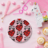 VALENTIJNSDAG KUTE RED-PATROON PAPIER BORD (Feest)