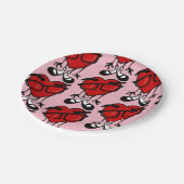 VALENTIJNSDAG KUTE RED-PATROON PAPIER BORD (Gekanteld)