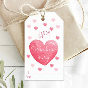 Valentijnsdag Label Cadeaulabel