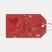 Valentijnsdag Label Set Cadeaulabel (Voorkant (Horizontaal))