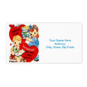 Valentijnsdag Labels  (Voorkant)