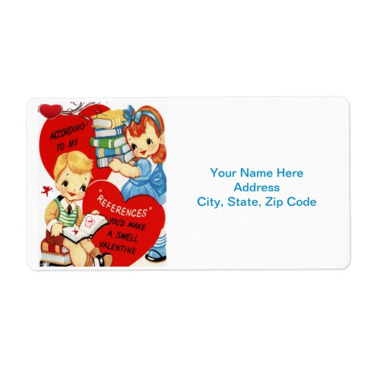 Valentijnsdag Labels (Voorkant)