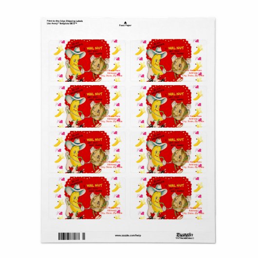 Valentijnsdag Labels  (Full Sheet)