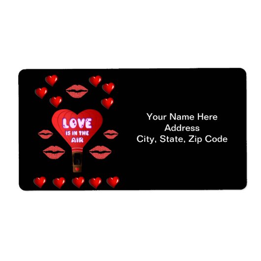 Valentijnsdag Labels  (Voorkant)