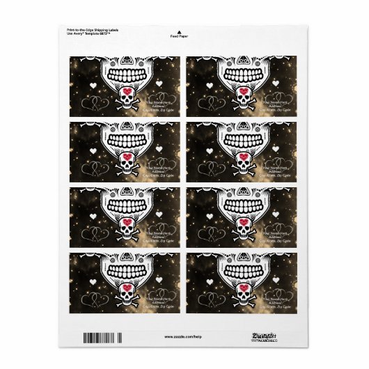 Valentijnsdag Labels (Full Sheet)